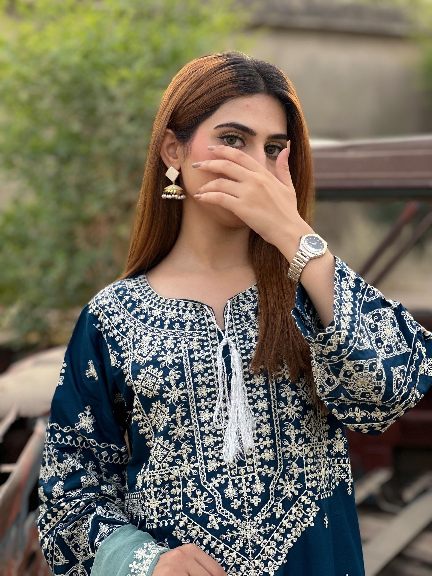 ZARA Embroidered 3 pc Set