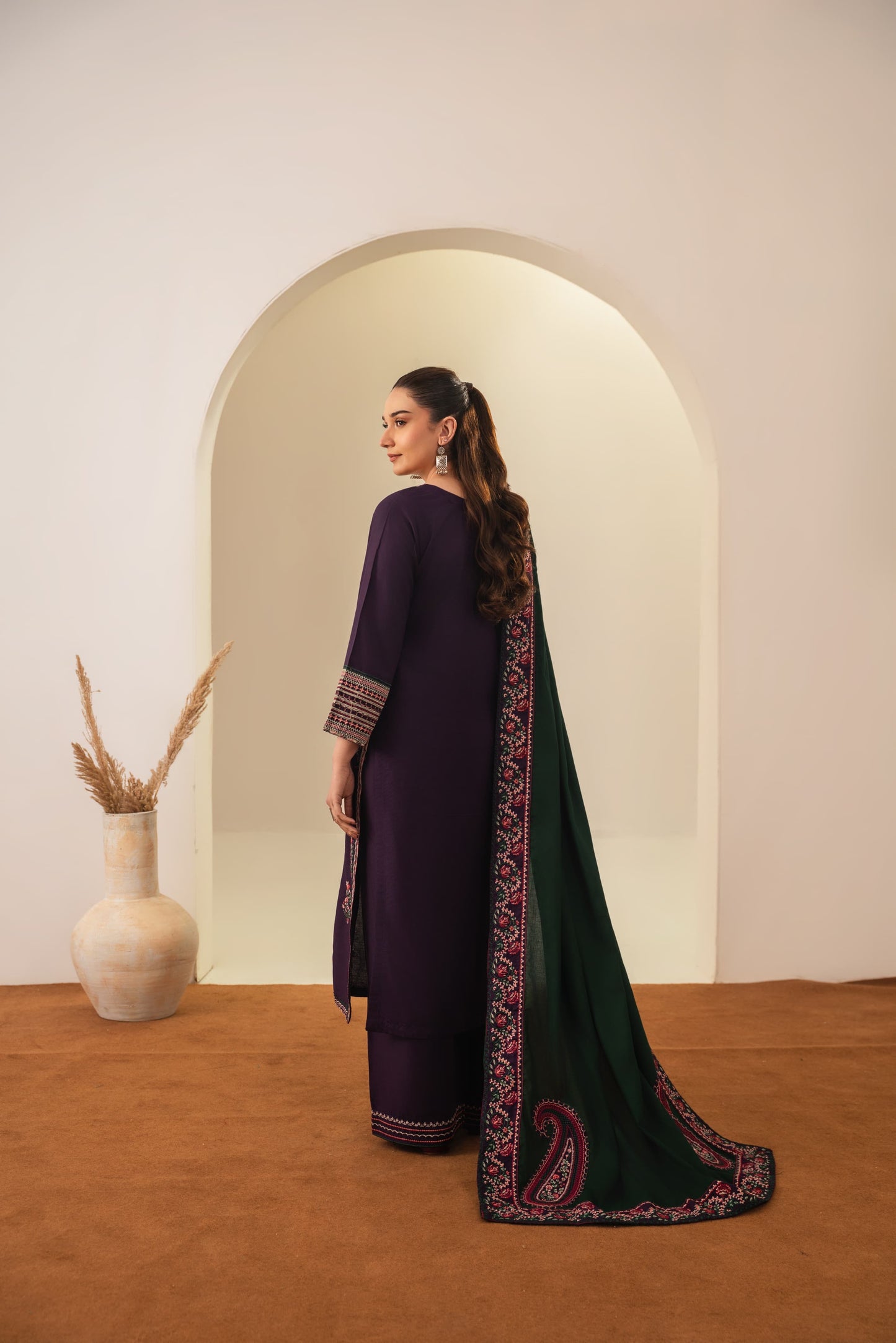 ROOHI Embroidered 3 pc