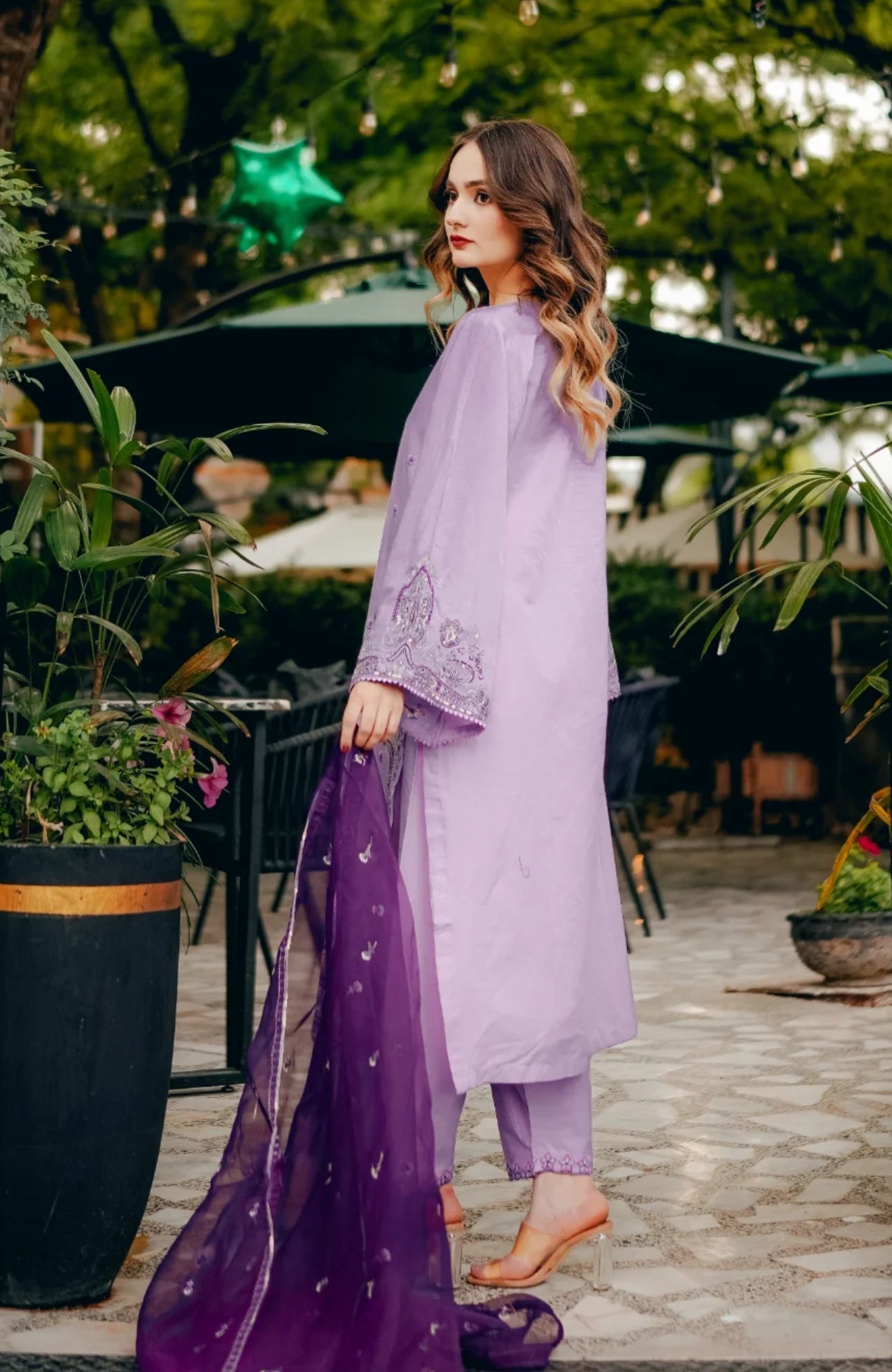 AFIFA Embroidered 3 pc