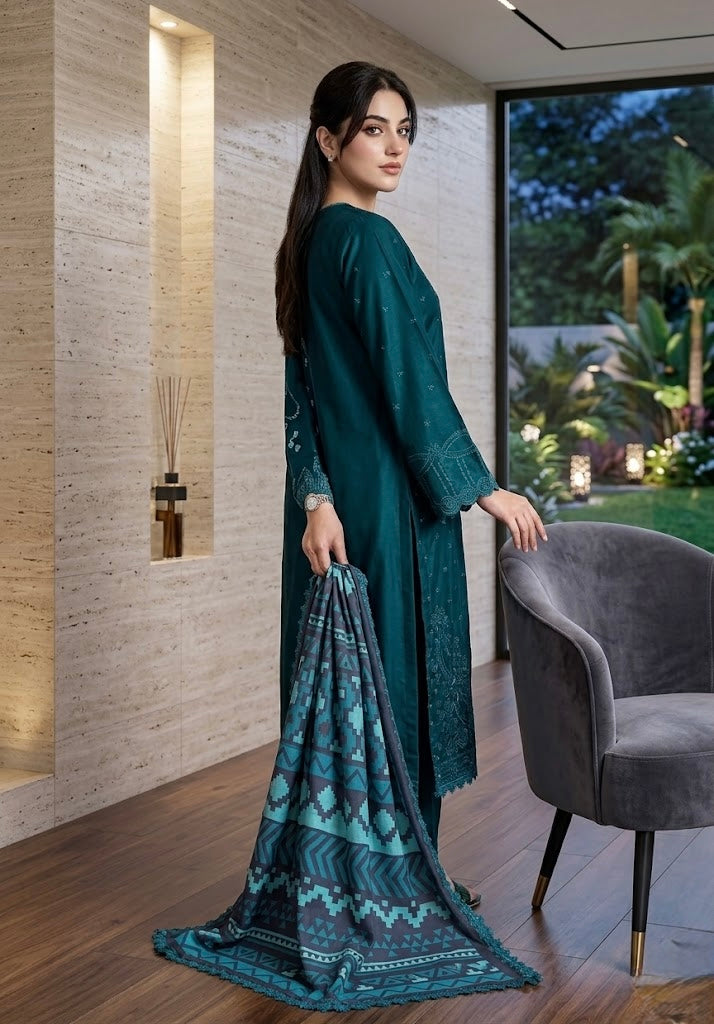 NAVYA Embroidered 3 pc