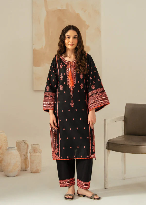 AJAL Embroidered 2 pc set