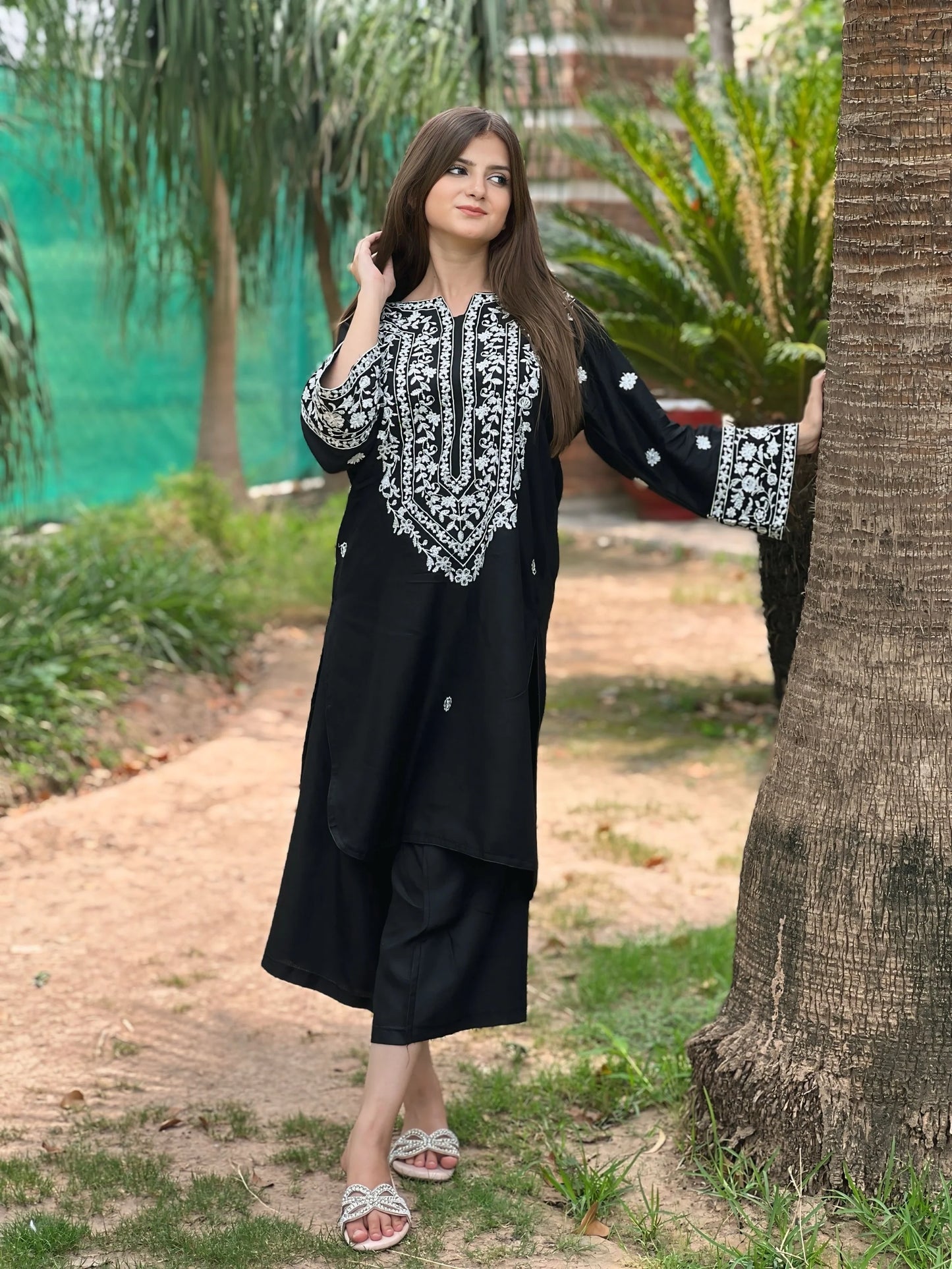 HINA Embroidered Co Ords set