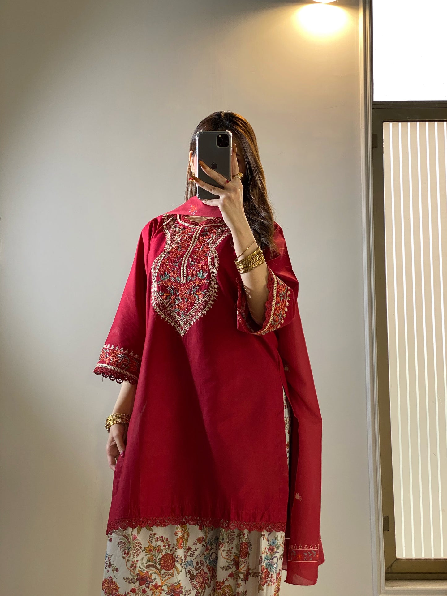 KESAR Embroidered 3 pc