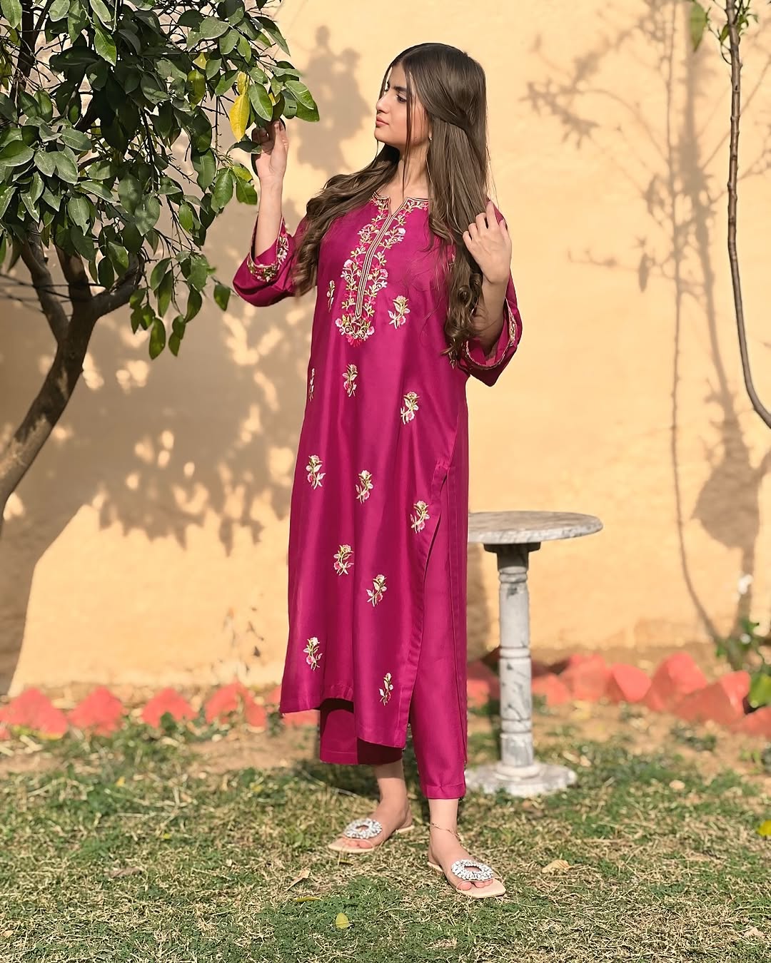 2 pc - ROSEBUD Embroidered Co Ords