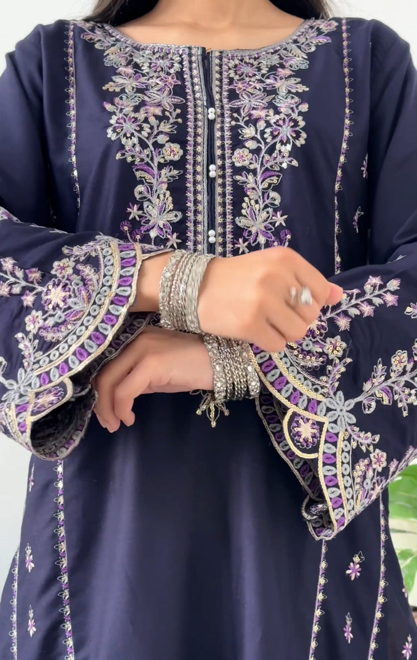 2 pc - WARDA Embroidered Co Ords