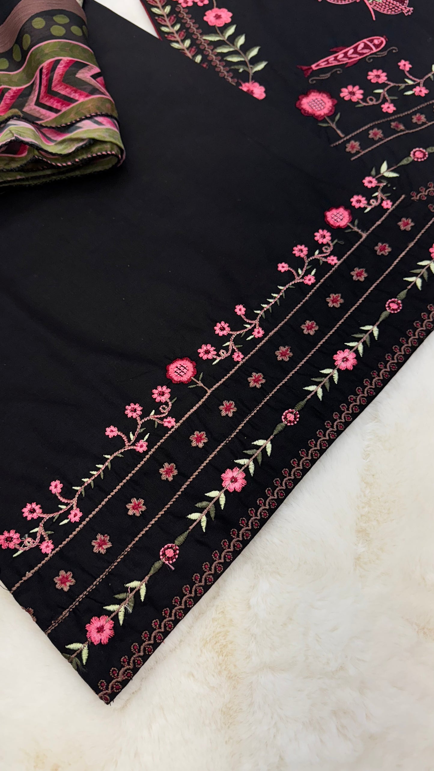 SKY LIGHT Embroidered 3 pc