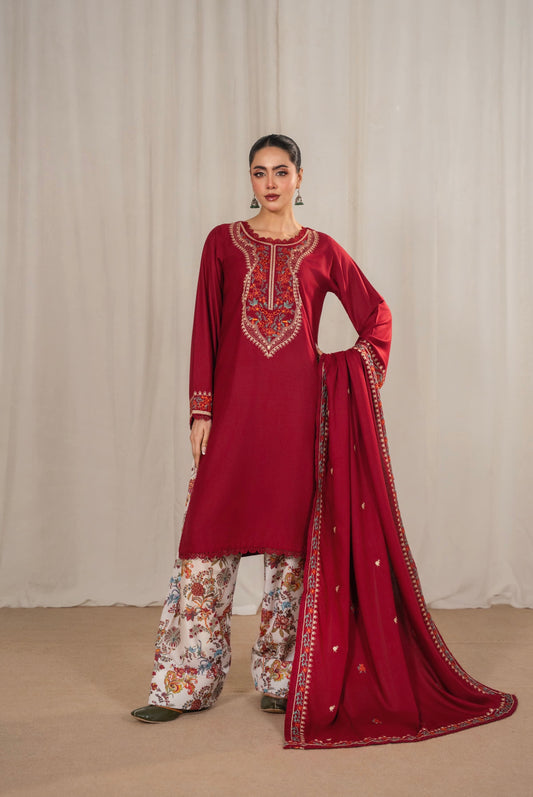 KESAR Embroidered 3 pc