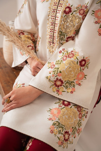 ALAYA Embroidered 2 pc