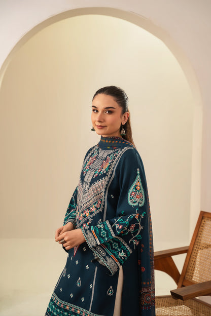 SAJJAL Embroidered 3 pc