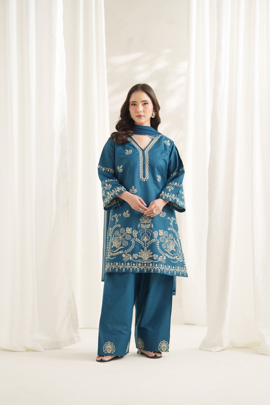 VICTORIA Embroidered 3 pc