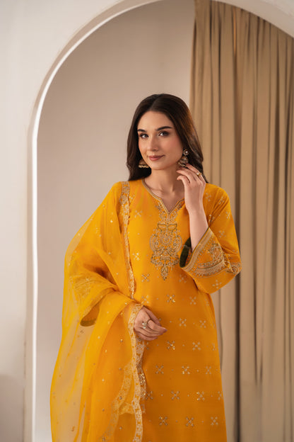 SONA Embroidered 3 pc