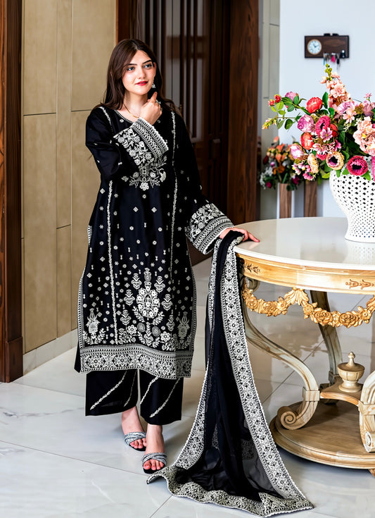 DILBAR Embroidered 3 pc