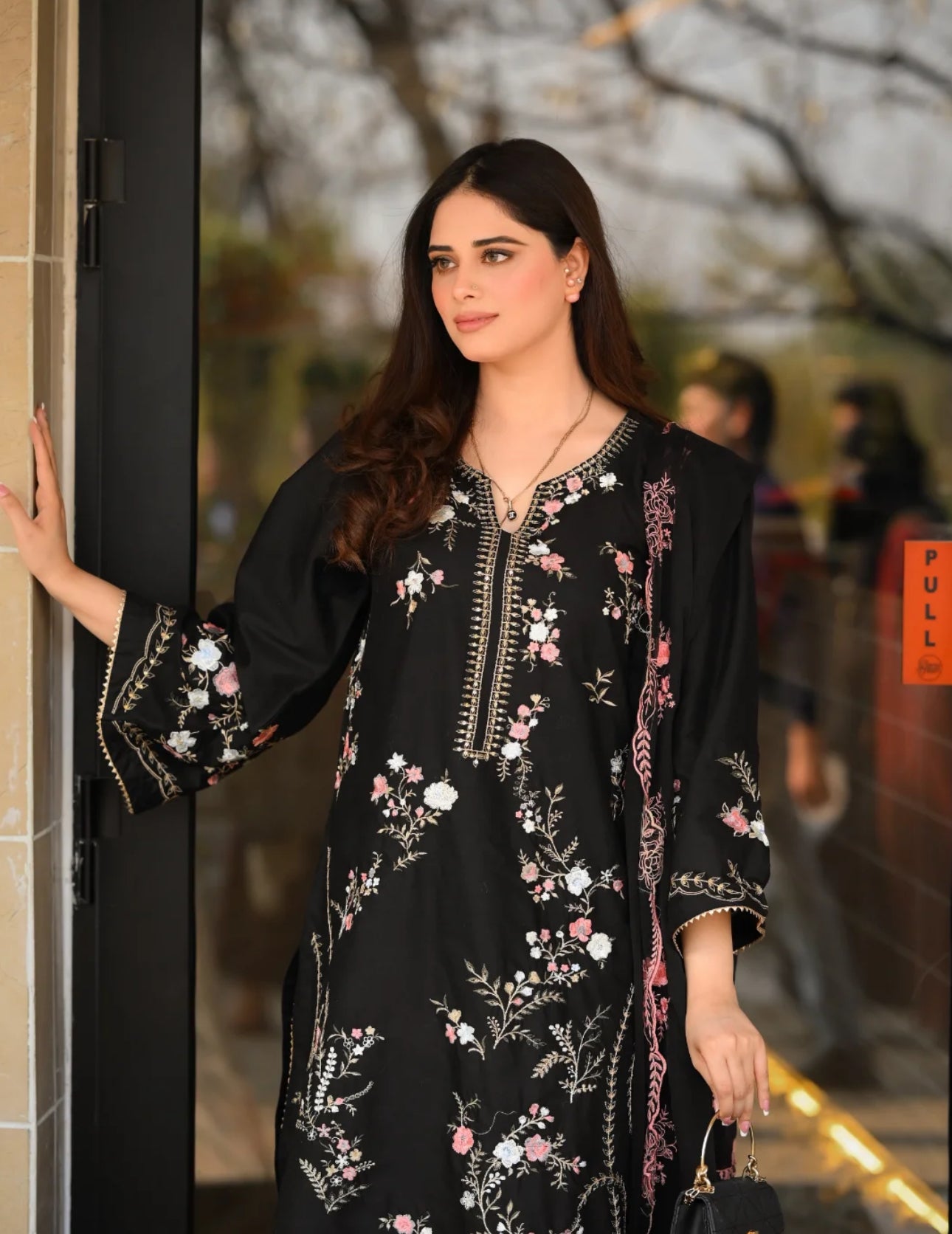 HANIYA Embroidered 3 pc