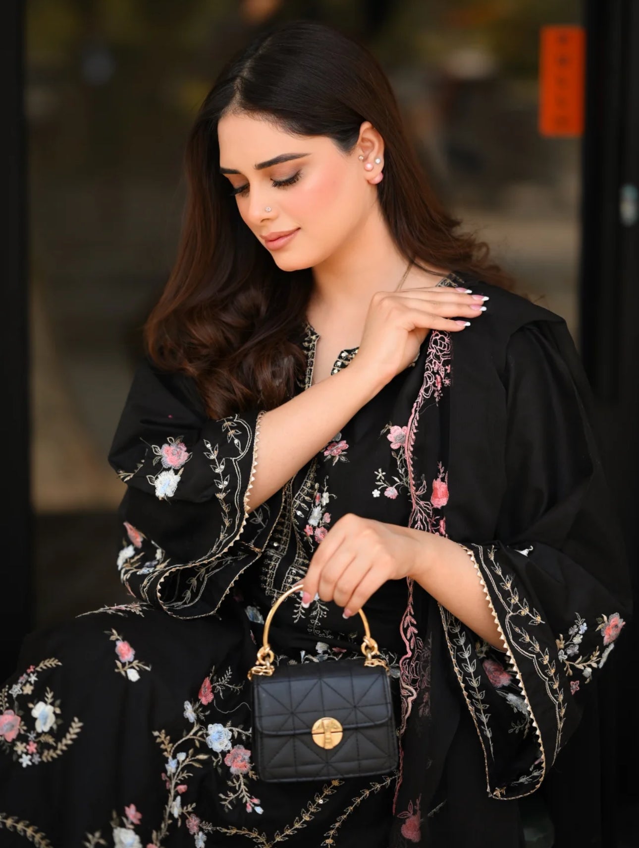 HANIYA Embroidered 3 pc