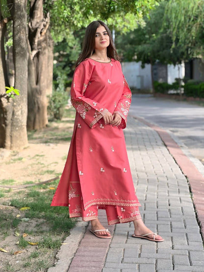 2 pc FABEHA - Embroidered Co Ords