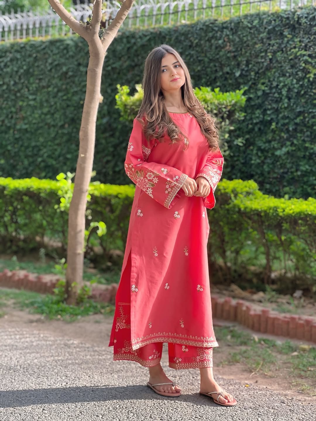 2 pc FABEHA - Embroidered Co Ords