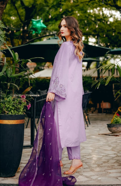 AFIFA Embroidered 3 pc