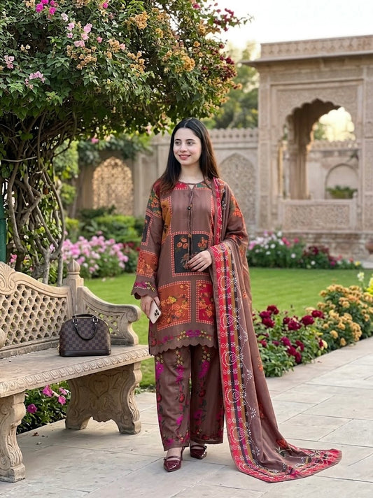 AFSHEE digital printed 3pc