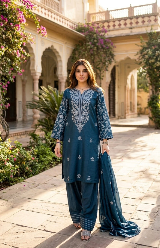 FARI Embroidered 3 pc