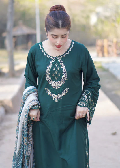 MANNAT Embroidered 3 pc