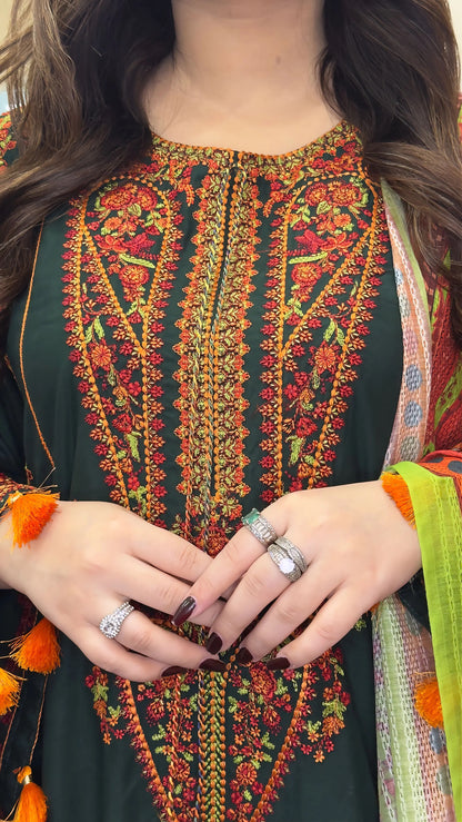 ZARGUL Embroidered 3 pc