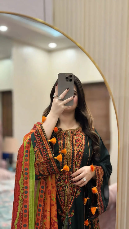 ZARGUL Embroidered 3 pc