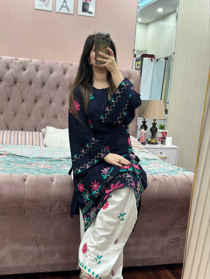 DANANEER Farshi Embroidered 2 pc