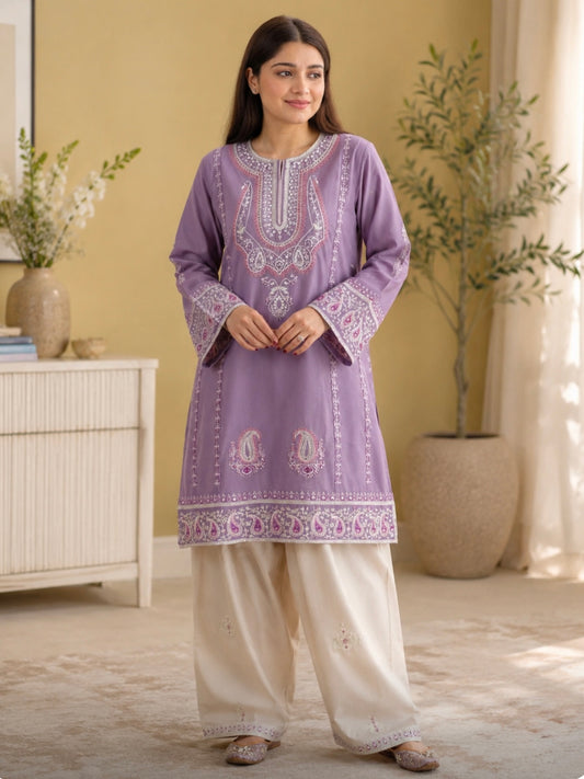 Zirwah Embroidered 2 pc