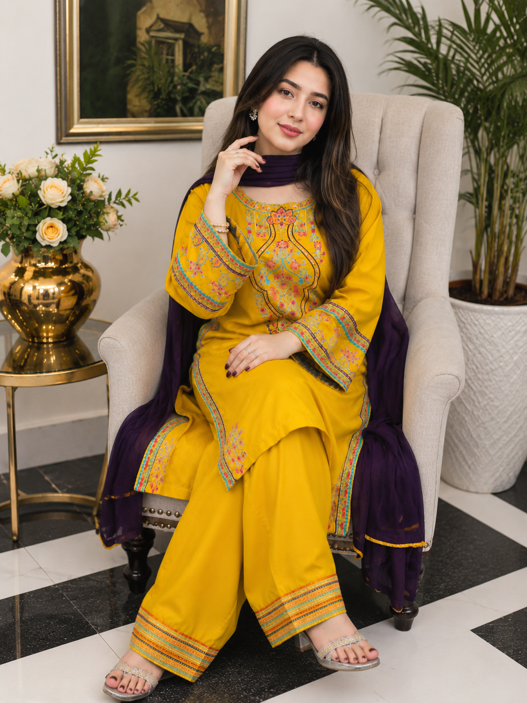 Rangreeza Embroidered 3pc