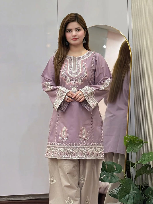 Zirwah Embroidered 2 pc