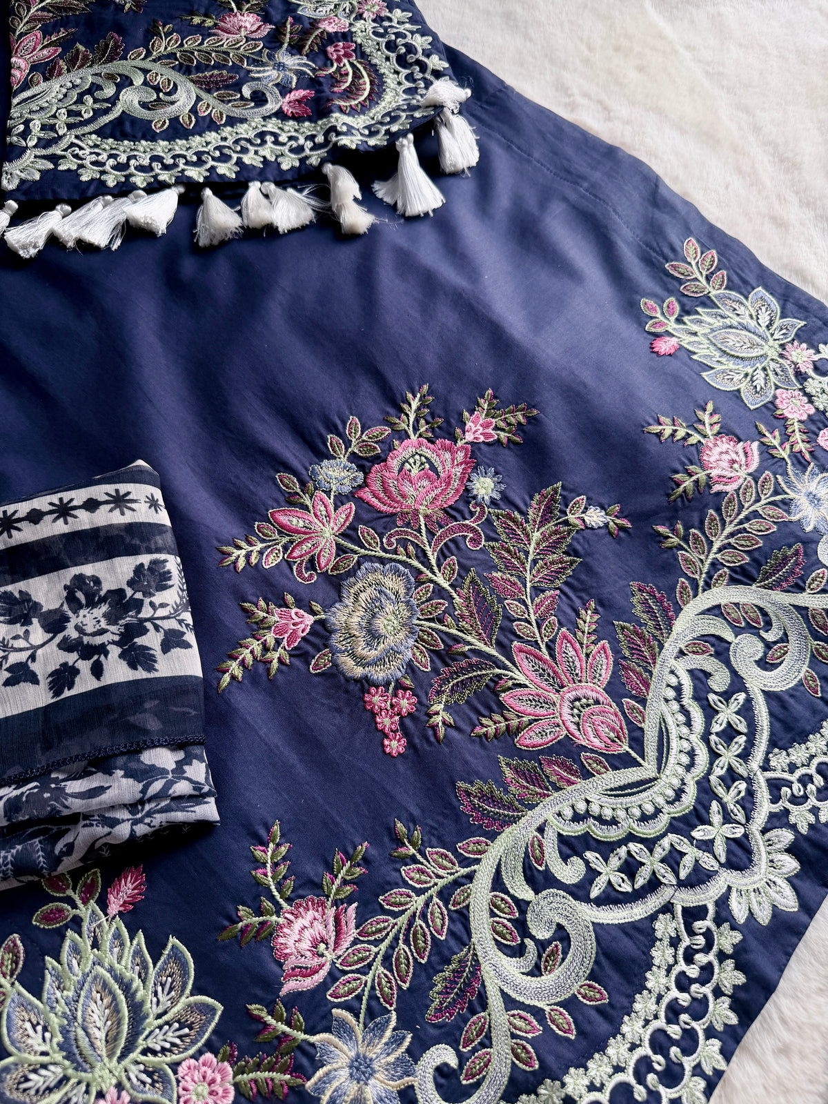 NILAYA Embroidered 3 pc
