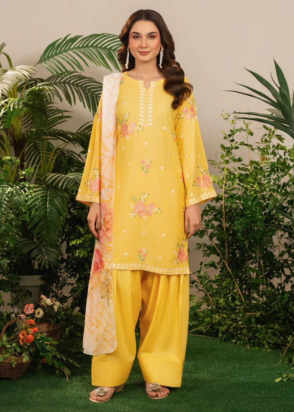 SUNFLOWER Embroidered 3 pc