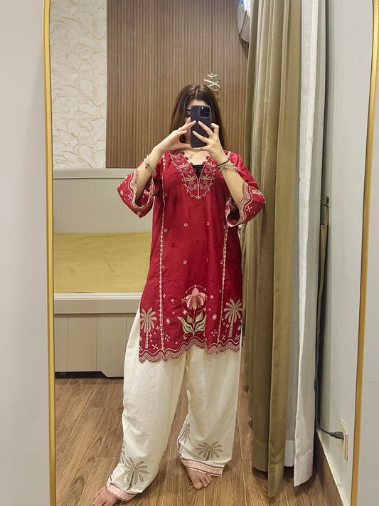ARWA Embroidered 2 pc