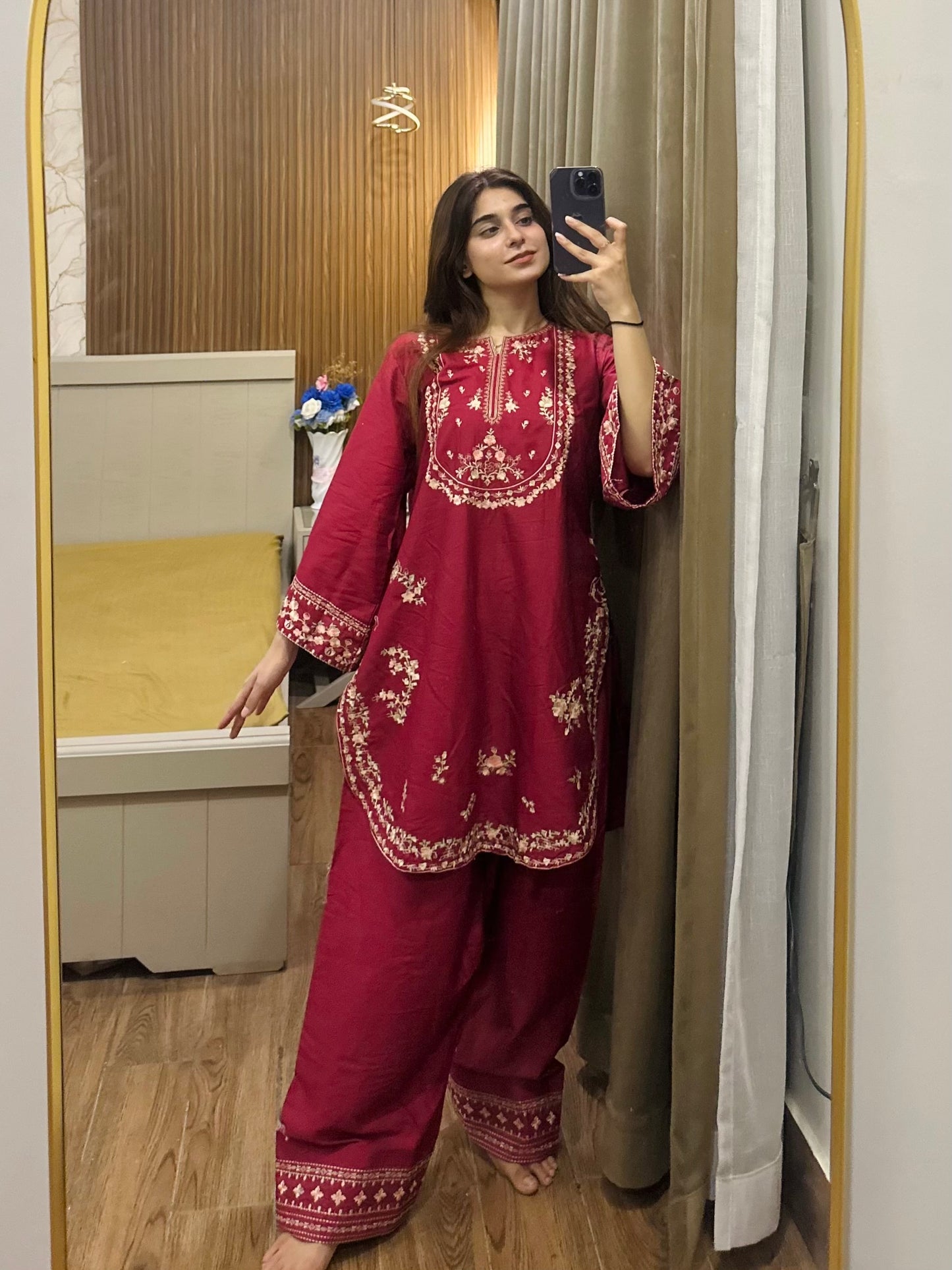 MALIKA Embroidered 2 pc