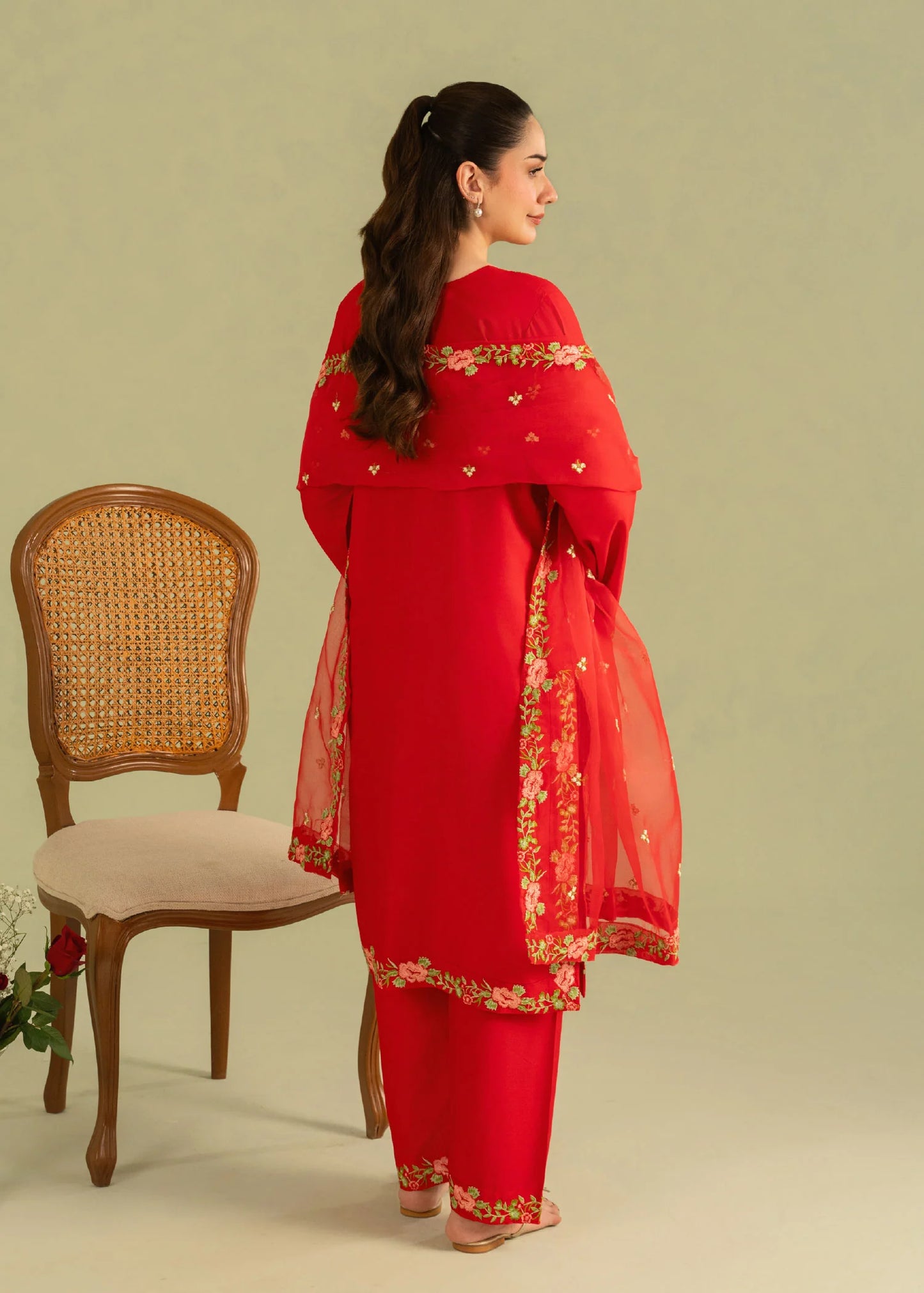 NEHAL Embroidered 3 pc