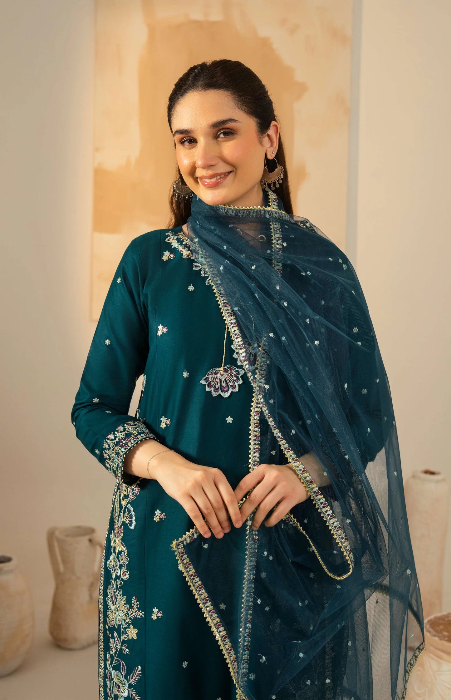 HAZEL Embroidered 3 pc