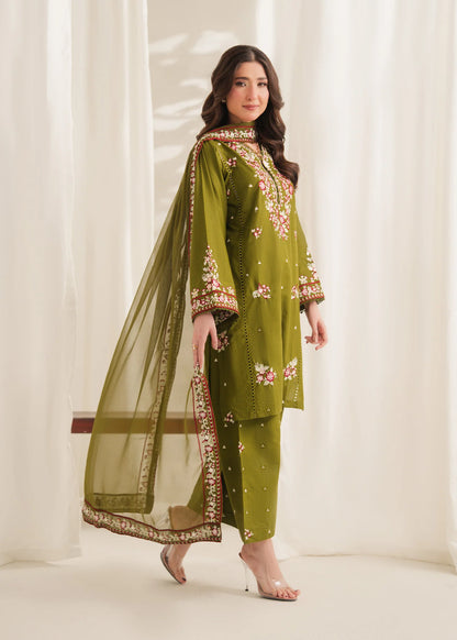 ANARKALI Embroidered 3 pc