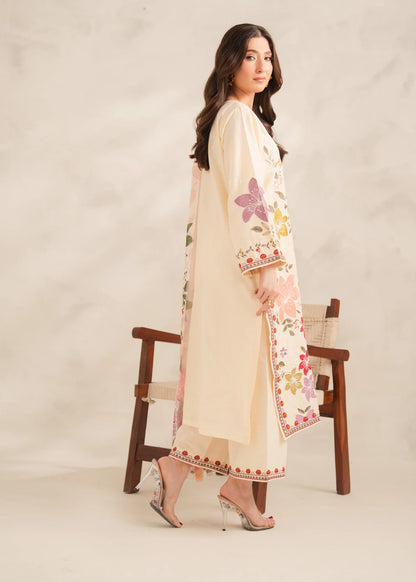 ISHQ Embroidered 3 pc