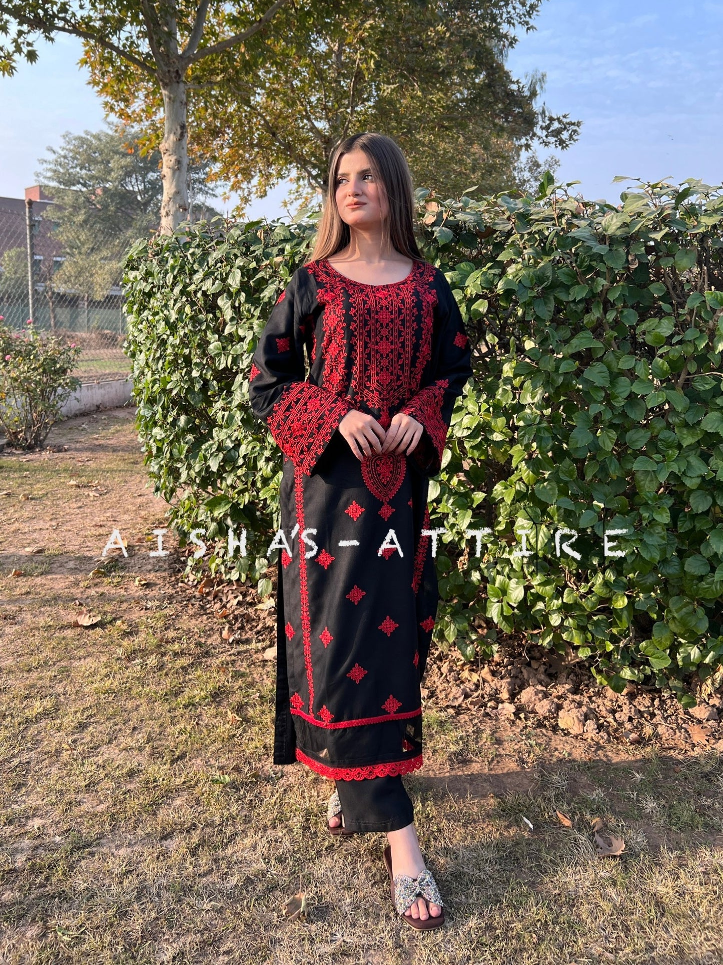 GLAZE Embroidered 2 pc