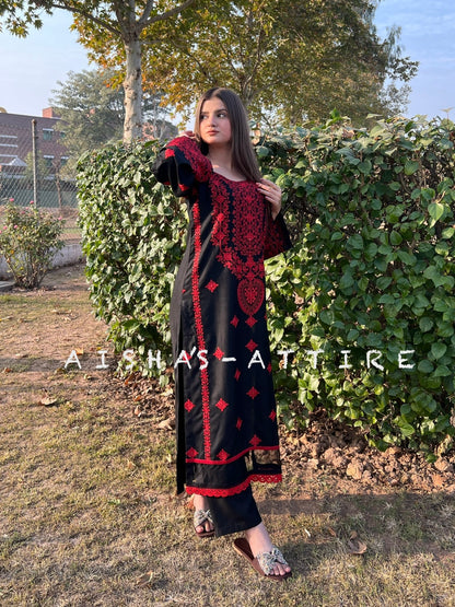 GLAZE Embroidered 2 pc