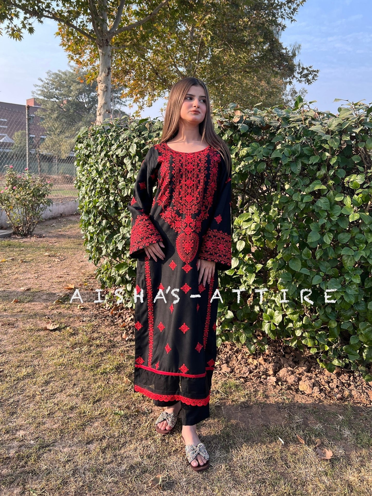 GLAZE Embroidered 2 pc