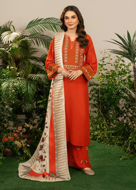 AYAT Embroidered Co Ords with Shawl