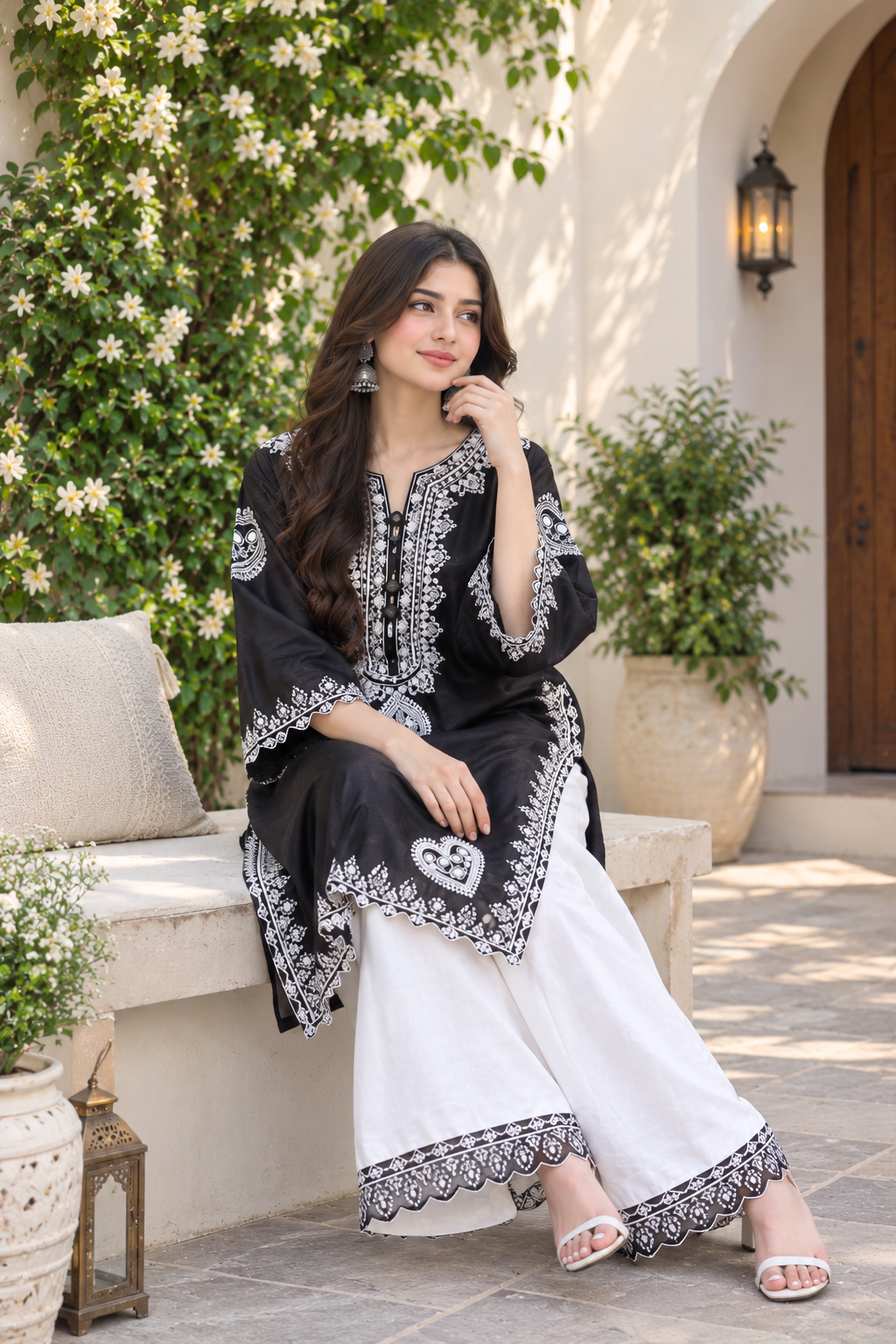 ALFA Embroidered 2 pc