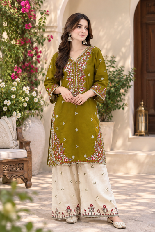 MIRA Embroidered 2 pc