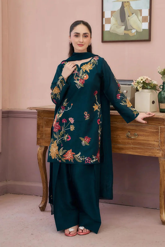 FIZZAH Embroidered 3 pc