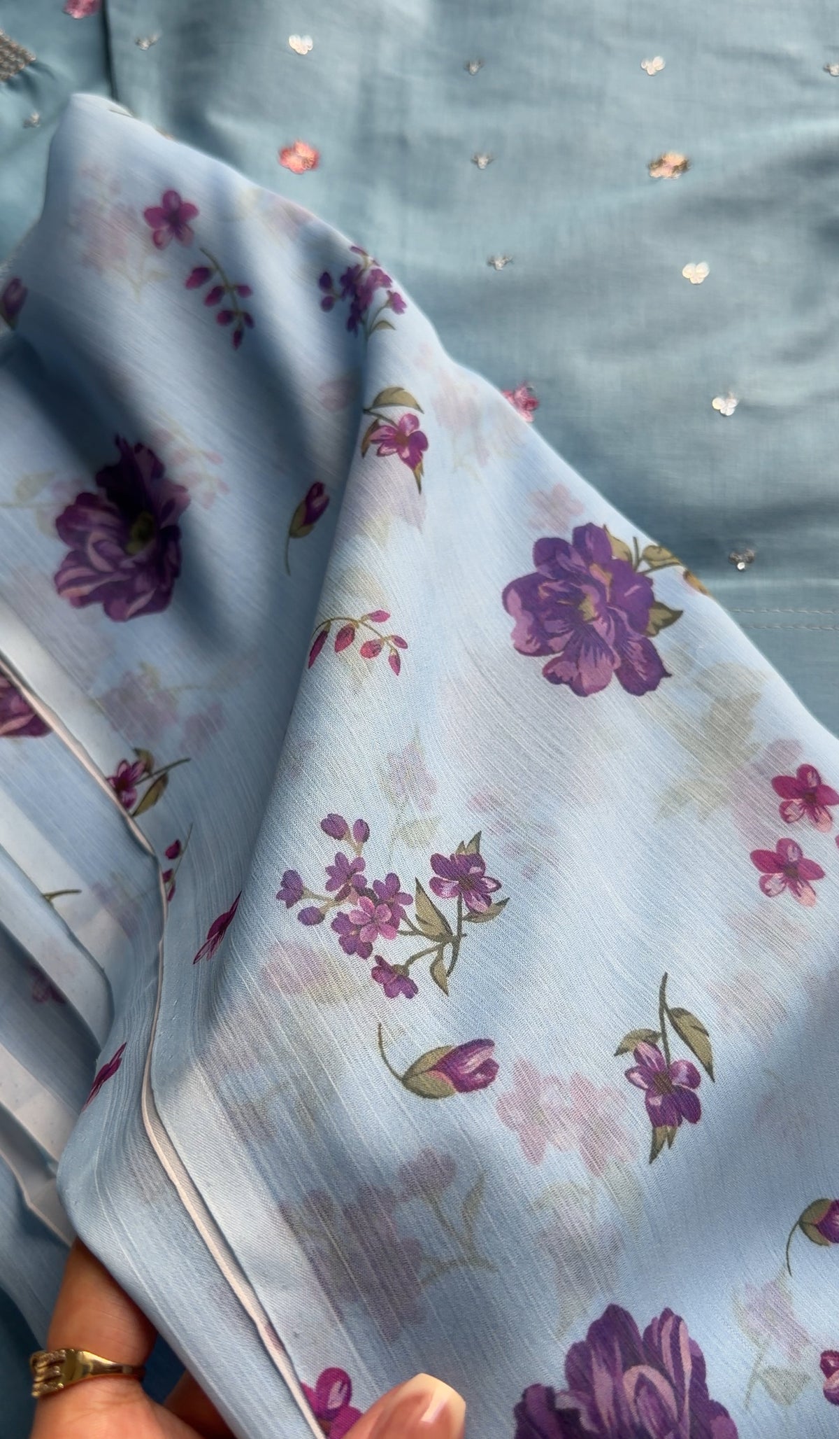 SKY DREAM Embroidered 3 pc