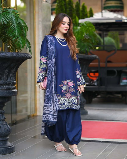 NILAYA Embroidered 3 pc