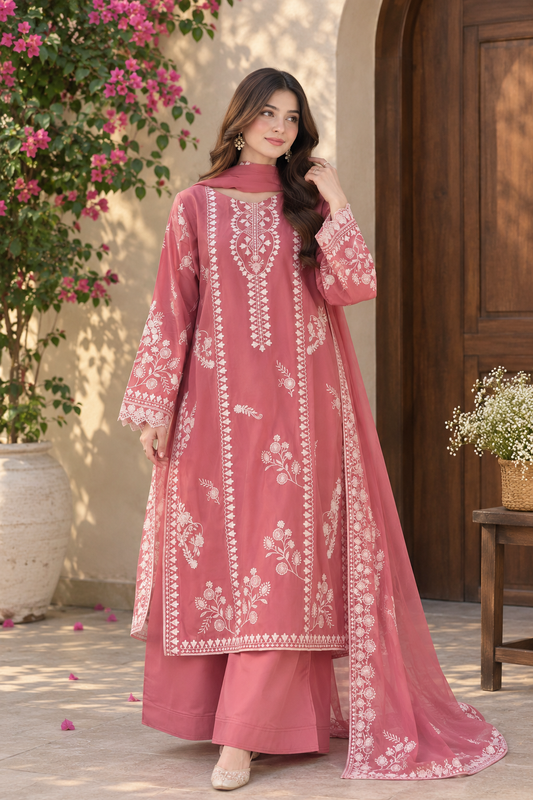 ELAAN Embroidered 3 pc