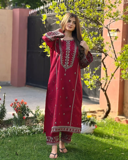 ROOHI Embroidered Co Ords