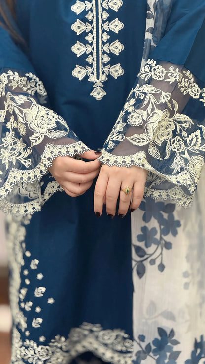 FALAK Embroidered 3 pc